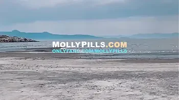 Vanlife Grilfriend 3 - Molly Pills - Natural Tits Amateur Blonde Fucked in Public POV