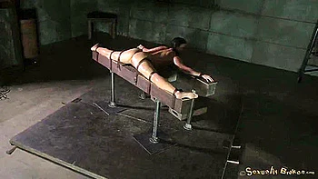 Flexible Wenona Bound In The Splits And Used By Big Dick From Both Ends, Bred With Epic Deepthroat!