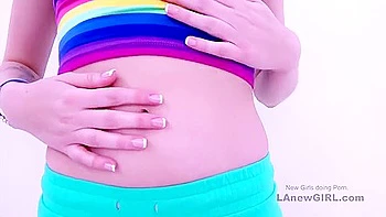 Cute Babe With Braces Gets Pussy Creamed At Audition