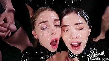 Sticky Bukkake Girls - Mary Popiense And Haruka Suzuno - Lucie Theodorova