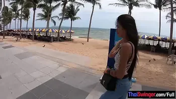 Rough sex with petite Thai amateur teen girlfriend who liked it hard