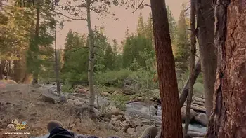 Beautiful Nature Girl Fucks Big Cock in Forest - Molly Pills - Horny Hiking POV 4k