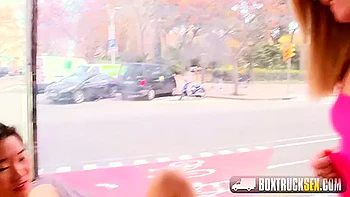 Lesbian Action In Box Truck