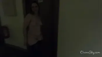 Caught naked in the hotel hallway