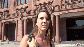 GERMAN SCOUT - ECHTER ANAL ORGASMUS OUTDOOR SEX FÜR TEEN MINA BEI STRASSEN CASTING