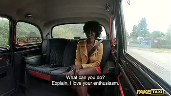 Fake Taxi African Ebony Queen Rides a huge thick cock
