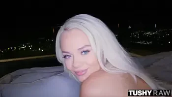 TUSHYRAW Elsa Jean gets her tight ass stretched out