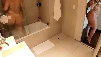 Spying On My Bestie And Her Boyfriend In The Shower