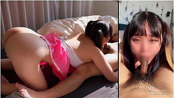 Senpais Dick...is In My Pussy Giving Blowjob When He