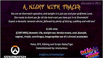 [overwatch] A Night With Tracer Erotic Audio Play By Oolay-tiger