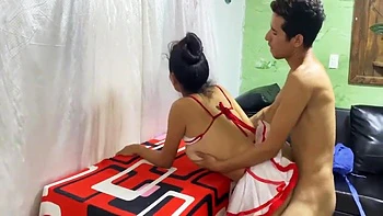 Emilis Perez And Jeison Rojas In Tengo Sexo E La Sala De La Casa Com Mi Hermanastra