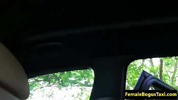 Busty Female Cabbie Doggystyled