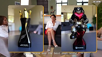 Soon Gives An Interview To Her Hubby And Fucks With Her Fucker In Front Of Him - Nicole Murkovski, Bella Mur And Kira Stone