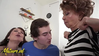 Young Dude Has A Threesome With Two Beautiful Grannies Danny & Romana