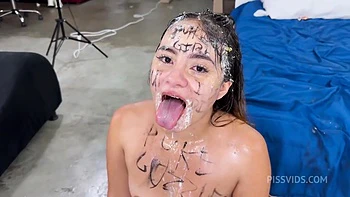 No Mercy For Puke And Piss Guzzling Whore Sussy Sweet (Extreme