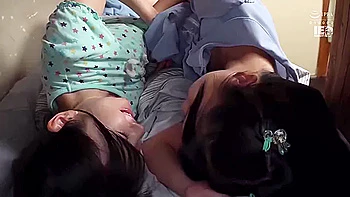 Ura Kana & Minasuki Hikaru - Small Tits Lesbians Sharing Sweets