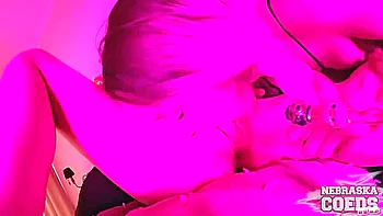 Gets Her Pussy Rammed And Eaten By The Fucking Machine And Her Friend Adele