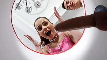 Step Sister Charlie Dean Gets Huge Valentine's Day Gift - Petite Teen Face Fuck & Tight Pussy Role Play