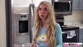 Kenzie Reeves - Blond Eighteen Years Old Stepsis Pranks Hung Stepbro