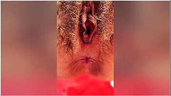 Hairy Ass & Pussy Mature German Squirting With Toy In Hammock, Hubby Jerking Hairy Cock Fucking