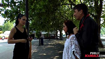 Cute 21yo humiliated in public