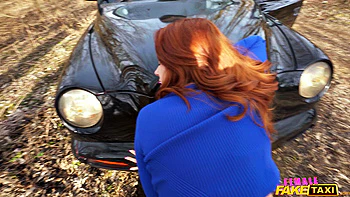 Female Fake Taxi VS Public Agent