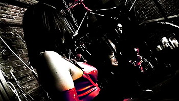 Lingerie-Clad Amy Azurra And Tanya Cox In FFM Threesome