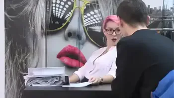 Horny ladyboss loves banging young job candidates