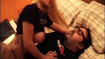 Big Boobs Threesome: Blowjob, Big Tits  Blonde Porn