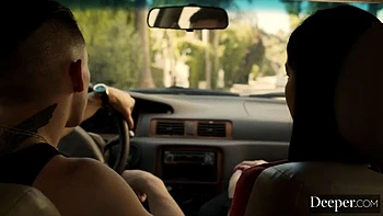 Deeper. Kinky Babe Emily Cucks BF ft. Emily Willis: Blowjob, Brunette  Interracial Porn