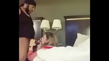 White Slut getting throat fucked by Daddy’s HUGE black dick!!