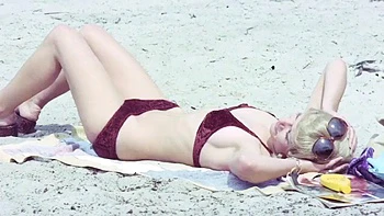 Between Dusk and Desire: Babe, Blonde  Masturbation Porn