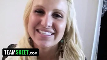 She s New - Dirty Blonde Slut With Puffy Titts Gets Her Ass Covered In Cum After Passionate Fuck: Porn