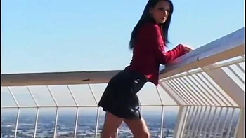 Cute and adorable brunette comes for her pussy licking and anal