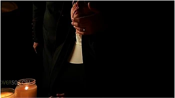 A Sexy Milf Nun Is Seduced By Her Priest While She Prays And Worships At The Alter Of His Cock