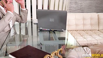 Airtight DP with Company Bosses Gets Slut Alexis Crystal the Job GP2124