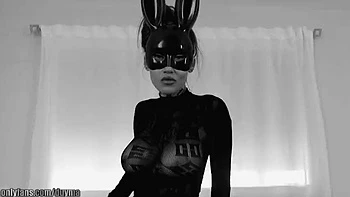 Hot Bunny Halloween Sex - Big Ass Goth Girl Riding in Cowgirl Position - Homemade Amateur HD Video