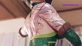 Amazing 3D Anime Facesitting and 69 Position with Pussy Licking and Blowjob