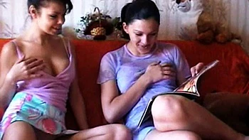 Lesbian girls: Cowgirl, Licking  Big Tits Porn