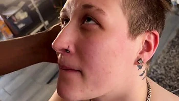 Lonely Housewife Cheats with BBC Repairman - Amateur Blowjob & Fuck