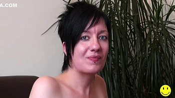 Chubby French Milf Gets Fucked On The Couch