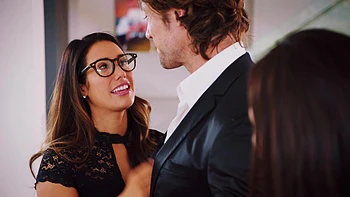 Eva Lovia and Jean Val Jean enjoy a sensual evening together