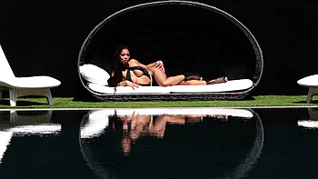 Ebony couple Kira Noir and Jax Slayher enjoy hardcore sex