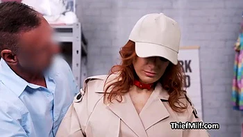 Security guard fucking busty politician for stealing lingerie