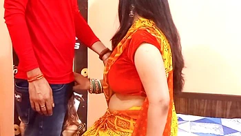 My Stepmom Seduced Me In Balcony For Hard Fuck