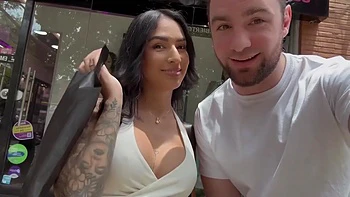 My Husbands Friend Buys Me Lingerie And Fucks Me In His Apartment With Ashley Sanz