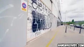 Fucking outdoor by the dumpsters