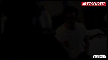 - Big Tits Secretary Wild Vicky Fucks In Public Garage