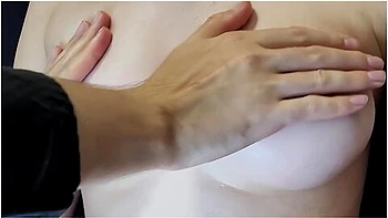 Beautiful Breasts Of A Cute Asian // Orgasm // Nipples // Oil