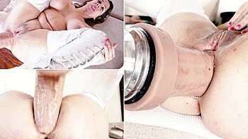 Very Dirty Anal Fist And Huge Dildo Fuck